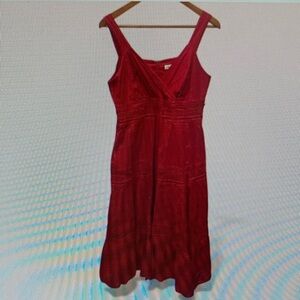 Coldwater Creek Vibrant Red Maxi Dress